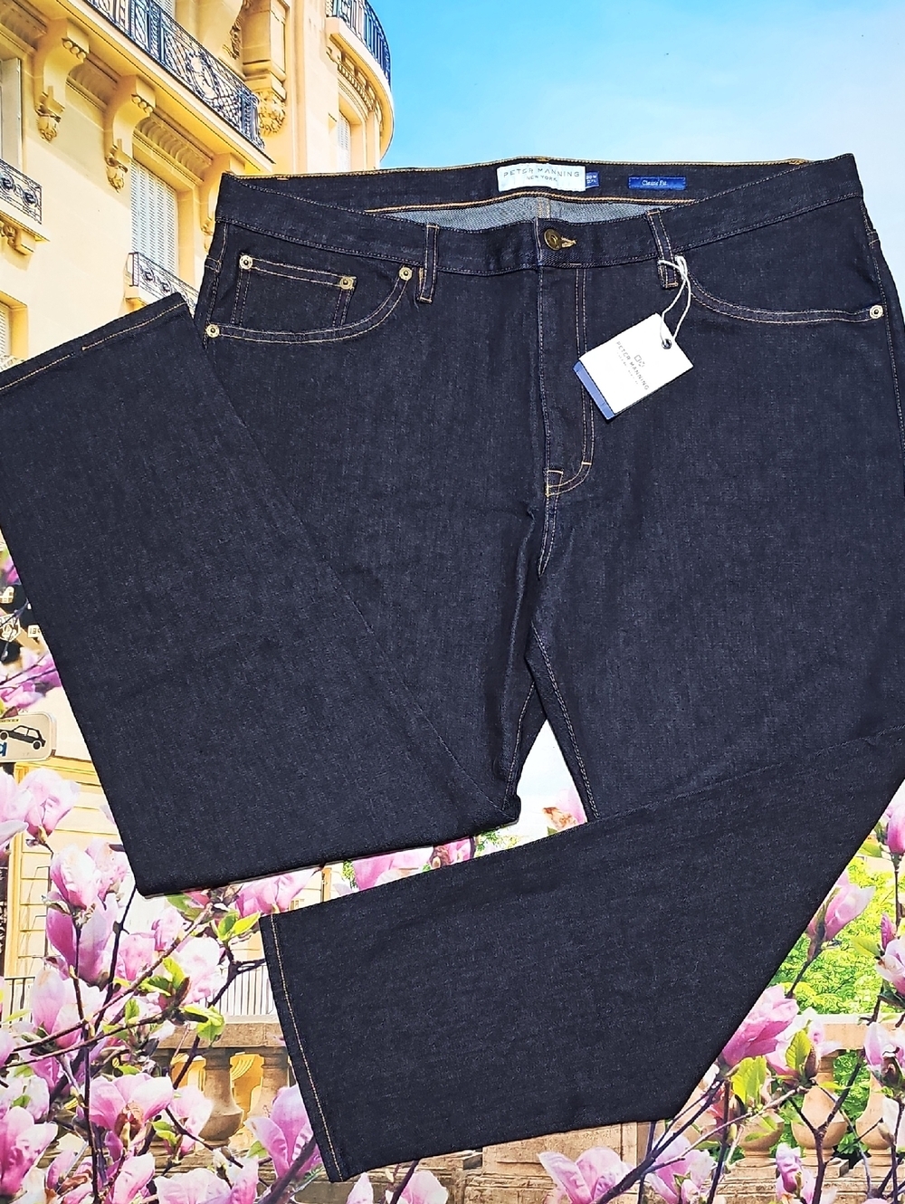 Peter Manning New York Classic Fit Jeans Size 38 Nwt — image 3 of 7